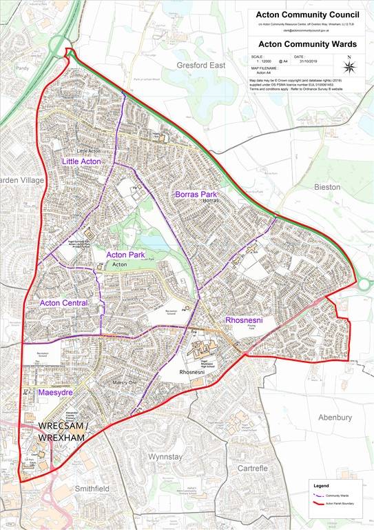 Acton Ward Map