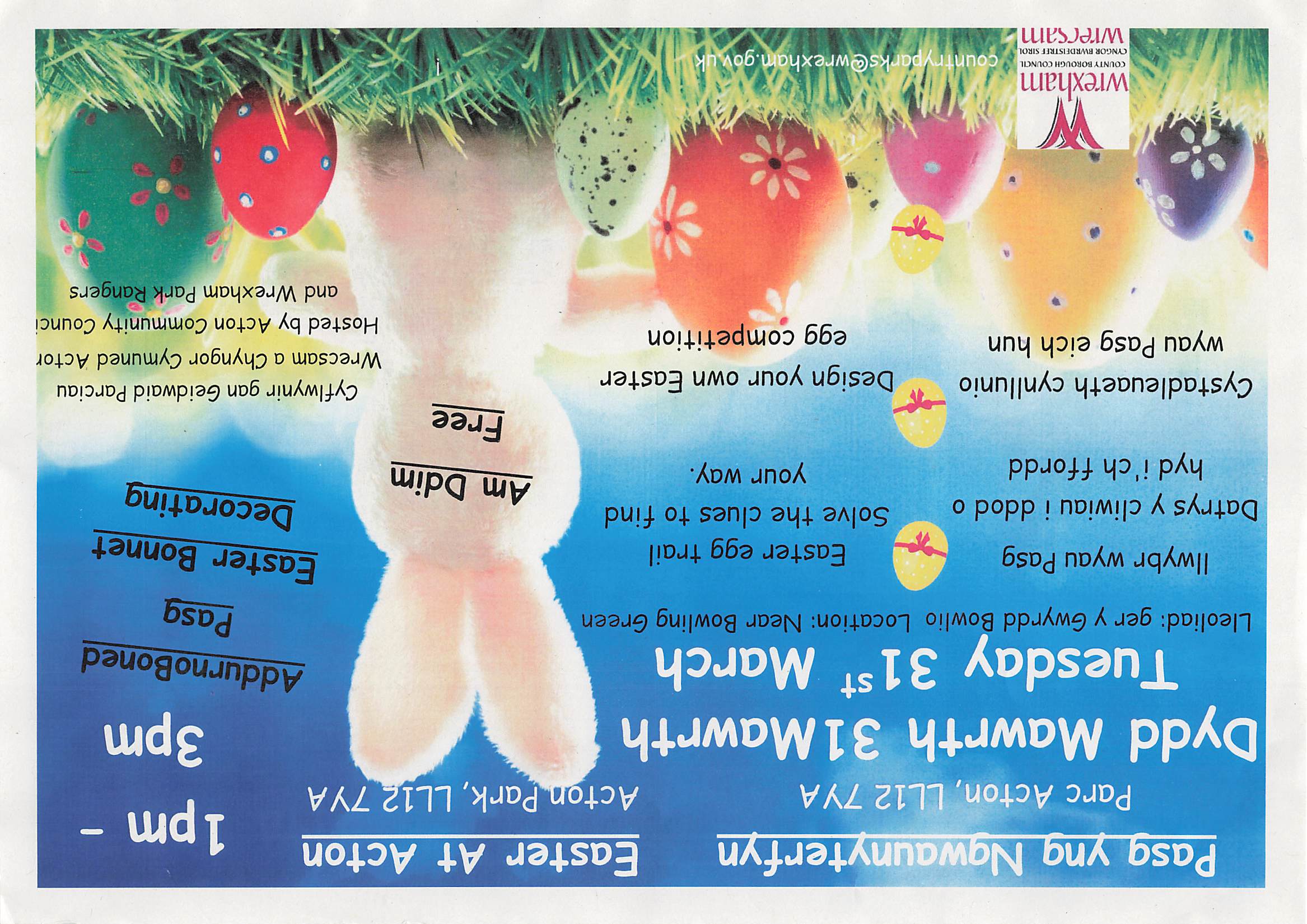 Acton Park Easter Event & Consultation on New Play area designs 