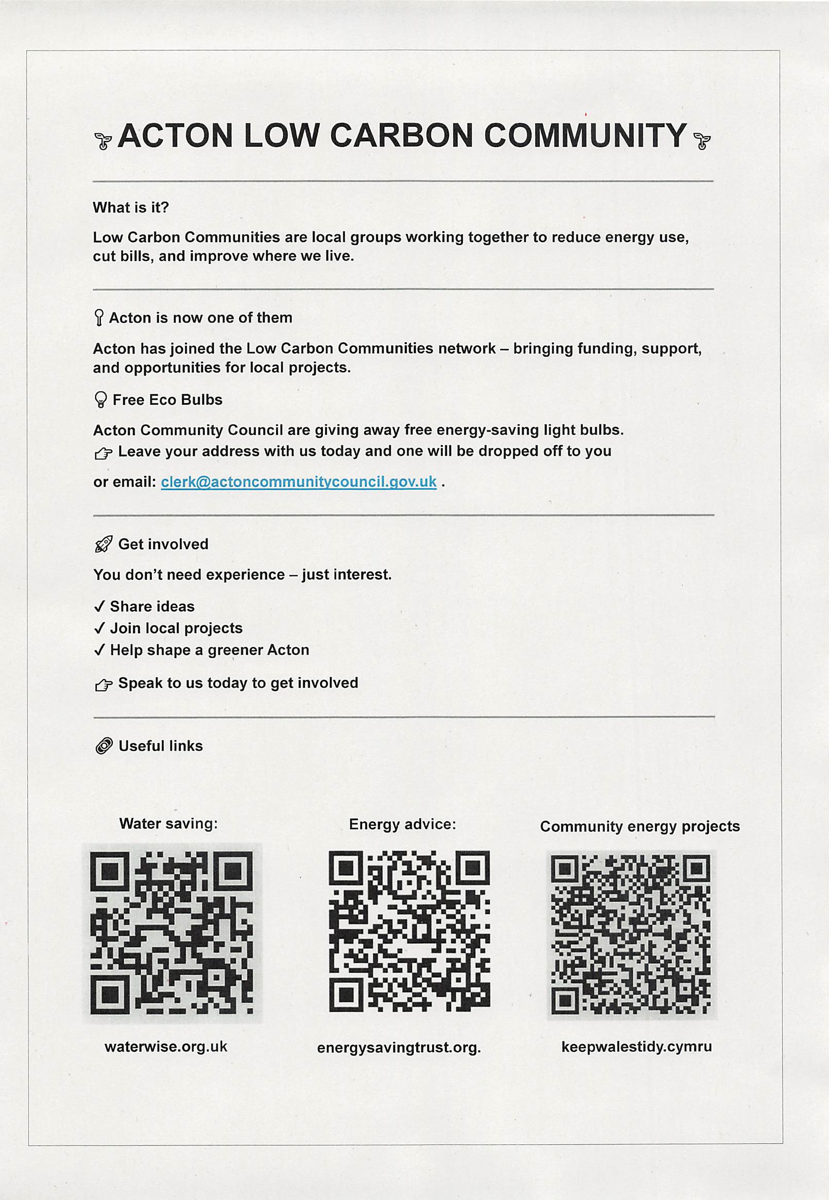 Acton Low Carbon Community 